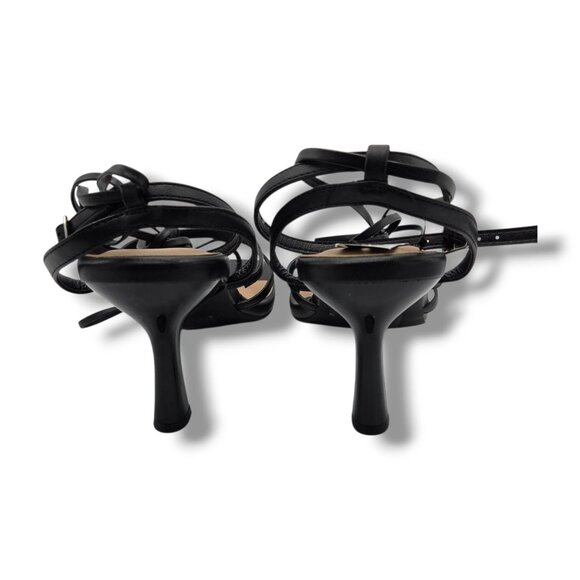 Torrid Wrap Heel Thong Sandal Womens 10.5WW Extra Wide Black - Picture 6 of 10